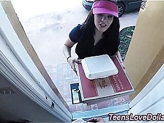 Real delivery teen jizz