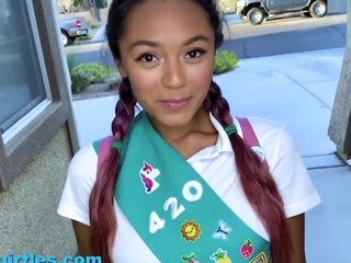 Little Squirtles â€“ Little Slutty Unspecific Scout Sells Cookies By Sucking together with Fucking Will not hear of Neighbor - 1080p